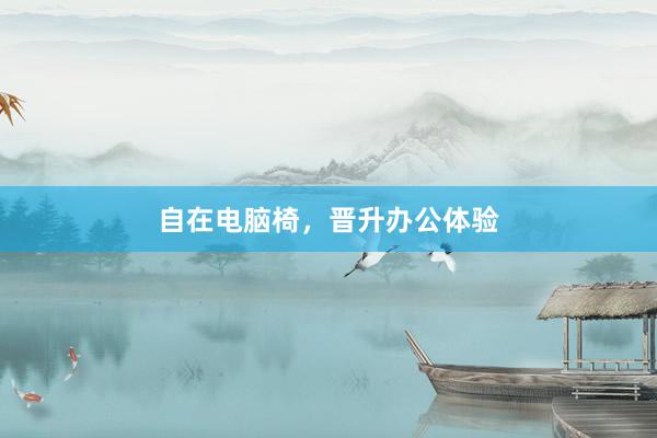 自在电脑椅，晋升办公体验